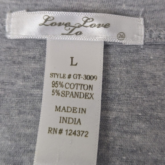 Angel Wings on Front and Back - Dramatic Sexy!  Grey with Bling on Front Large - Picture 3 of 9